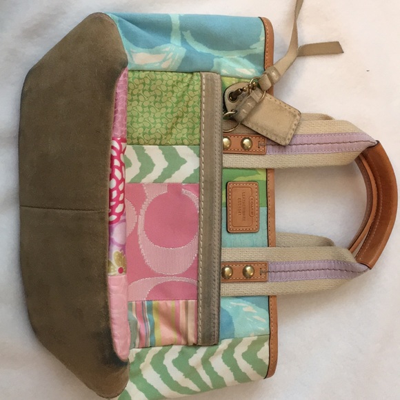 Coach Spring Patchwork Hamptons Tote - Picture 8 of 8